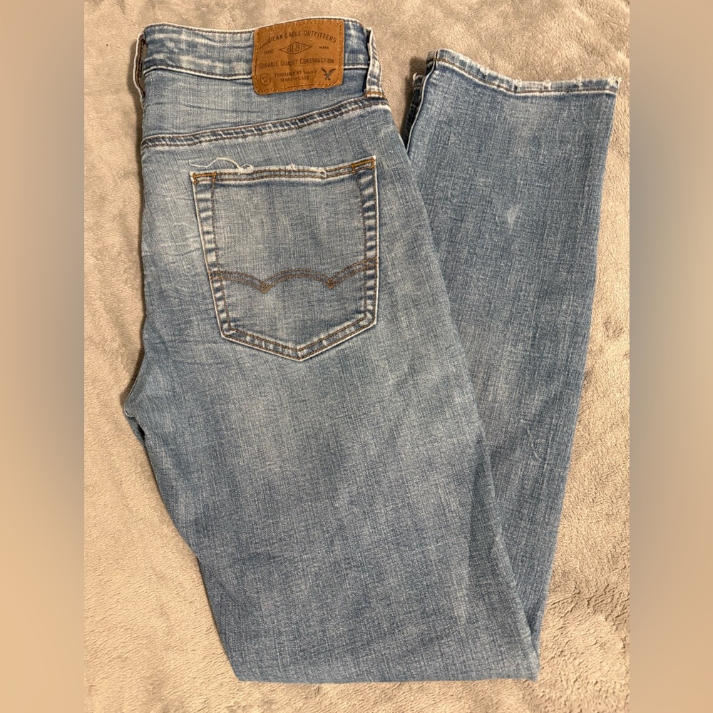 American Eagle Men's Light Blue Slim Men's Jeans